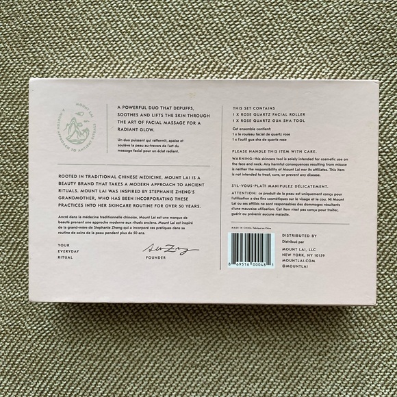 Mount Lai Gua Sha Rose Quartz Tools. Boxed Set. Like New. - Picture 8 of 13